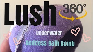 Experience VR 360° - Underwater View (SWIPE AROUND).GoProFusion GODDESS Bath Bomb -Lush