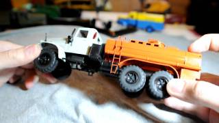 Kraz - 255 tanker 1/43 scale Краз 255Б топливозаправщик