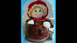 Куклы грелки на чайник   #печворок #лоскутноешитье