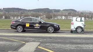 2014 Mercedes C-Class - Autonomous Emergency Braking test