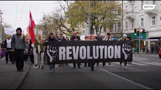 Protesters denounce Austria's lockdown for unvaccinated