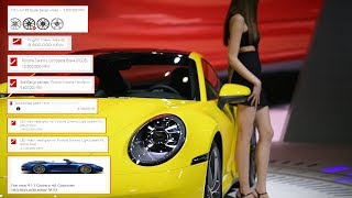 포르쉐 신형 911 992 옵션 가격 모양 정리. 그리고 모터쇼 3개의 포르쉐 행사 이야기 How to buy New 911 (992)