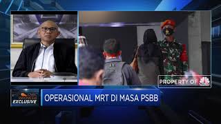 PSBB DKI Diperketat, MRT Jakarta Tingkatkan Disiplin Penumpang