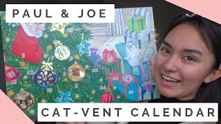 MY CAT REVIEWS THE PAUL & JOE BEAUTY ADVENT CALENDAR | Cat Tales