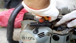 Бензопила газует(ELTOS).В чем причина?ч.1  01.09.19(34)