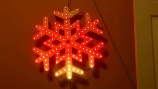 One E682 output snow flake with120 LEDs