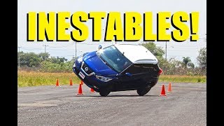 Las CAMIONETAS que FUERON MAS INESTABLES!