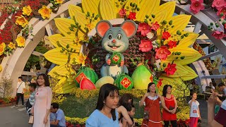 ĐƯỜNG HOA CẦN THƠ 2020 - nhộn nhịp vào ngày 28 tết - tet can tho