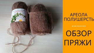 АРЕОЛА ПОЛУШЕРСТЬ (НОВИНКА) // ОБЗОР ПРЯЖИ
