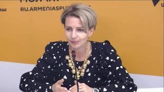 Пресс-конференция Торгового представителя России в Армении Анны Донченко