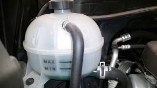 2017 To 2022 Kia Sportage SUV - How To Check Coolant Level In Overflow Bottle / Tank