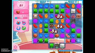 Candy Crush Level 871 Audio Talkthrough, 2 Stars 0 Boosters