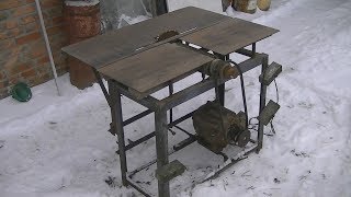 1/3 Простая самодельная (Своими руками) циркулярная пила с фуганком. Часть 1.