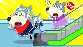 No No It's Dangerous! Baby - Elevator Safety Tips for Kids | @mommywolf