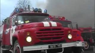 Горит склад парфюмерии возле «Барабашово»