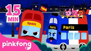 Bus Turístico | +Recopilación | Autobuses | Pinkfong Canciones Infantiles
