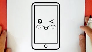 COME DISEGNARE UN TELEFONO KAWAII