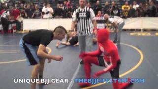 GREEN MAN! - FIGHTING in Jiu Jitsu Tournament