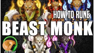 SUMMONERS WAR : How to Rune BEAST MONKS (Kumar, Ritesh, Chandra, Shazam, Rahul)