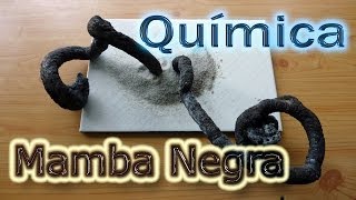 Química: La Mamba Negra  ? (Experimentos de Química Caseros)?⚗️