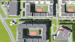 Архитектурная анимация 84-го квартала в г.Якутске