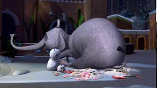 Penguins Of Madagascar: Burt’s Butt Squash On Snowmen