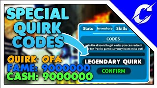 Special Quirk Code | One For All And Overhaul | Boku No Roblox Remastered