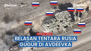BMP Bradley Ukraina Tembak Jatuh BTR-82A Rusia di Avdeevka