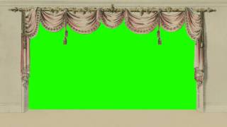 curtain background in green screen free stock footage