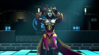 Танцующая Lina (дота 2) FullHD