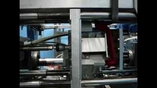 Home-made blow  moulding  pneumatic machine for producing self ventilated spout