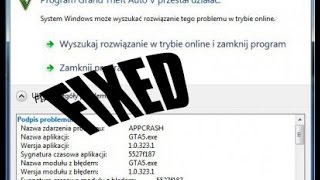 Решение APPCRASH GTAV /Fix APPCRASH GTA V