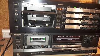 Nakamichi Dragon vs Technics RS-B965 (W&F test)