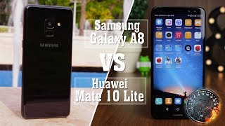 Samsung Galaxy A8 2018 vs Huawei Mate 10 Lite - Test Performanta