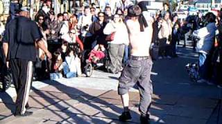 Fisherman's Wharf Street Performers Breakdance