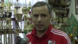 Gustavo Grossi Director del Club River Plate visitó la Tahuichi