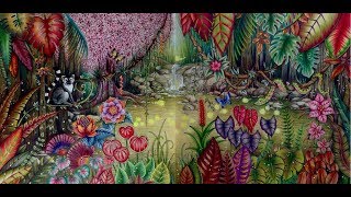 Johanna Basford – From Secret Garden through Ivy & the Inky Butterfly – 100+ Colorings Exhibition