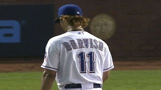 SEA@TEX: Darvish pitches 5 2/3 innings in MLB debut