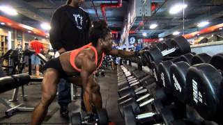 IFBB Women's Pro Bodybuilder Alana Shipp Trains Back & Biceps!