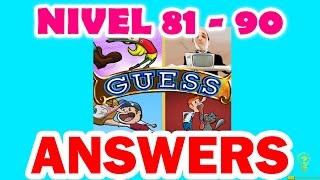 Illustration Guess - Pics Quiz Level 81 - 90 - All Answers - Walkthrough