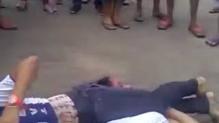 WILD FIGHTING- female vs female - headscissors hard squezing