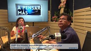 RMP: Evo Morales, después de renunciar, anuncia un golpe