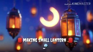 How to make Akashkandil/small Paper lantern/Hand made paper cup akashkandil?