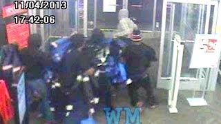Flash Mobs Steal Racks of Clothing