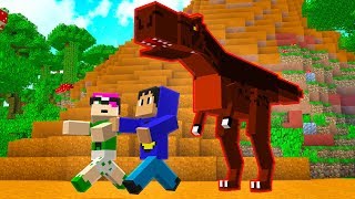 Minecraft: DINOSSAURO DE ESTIMAÇÃO! (Jurassic World) Pac e Mike