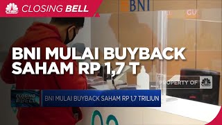 BNI Mulai Buyback Saham Rp 1.7 Triliun