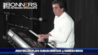 Yamaha Montage Live On stage With Josh Phillips   Must See!