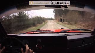 Rally Över Gränsen 2015-04-25, SS 1 Mörkhult, Rullning