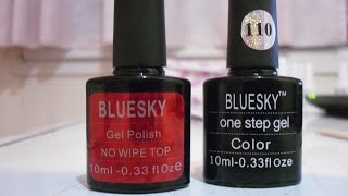 Ebay Bluesky one-step gel & No wipe Top Coat Haul