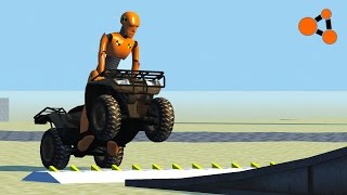 Spike Strip Crashes #17 - Beamng drive